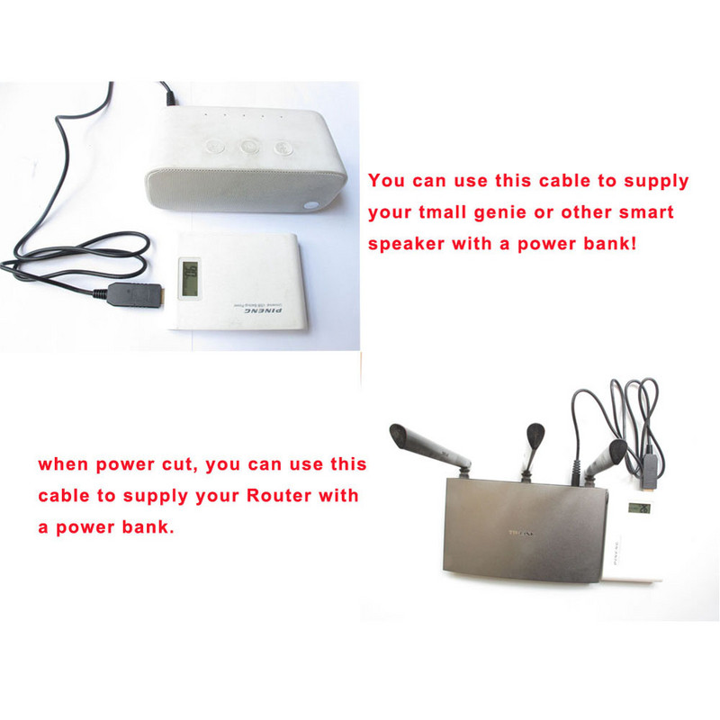 20AWG zosilňovací kábel DC 5V na DC 9V / 12V Step UP kábel USB prevodník adaptér kábel 3,5*1,35 mm 4,0*1,7 mm 5,5*2,1 mm zástrčka konektor