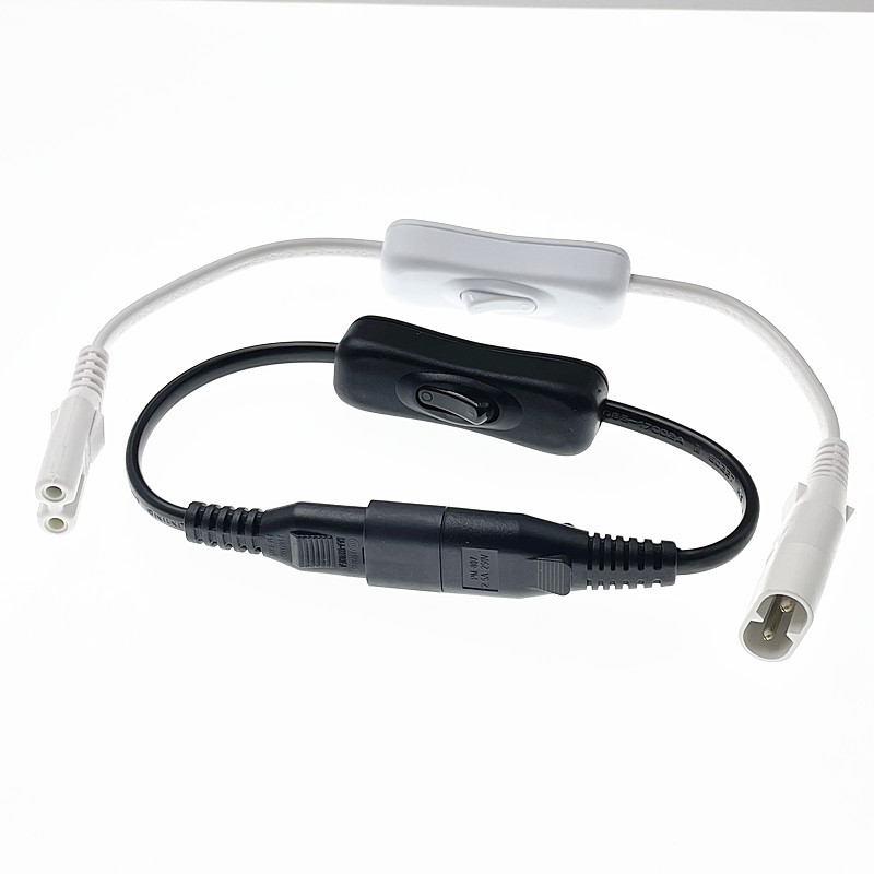 Napájací kábel C7 s prepínačom, obrázok 8, predlžovací kábel IEC 320 C8 až C7 s prepínačom zapnutia/vypnutia, napájacie káble C7 s prepínačom a krátkymi vodičmi