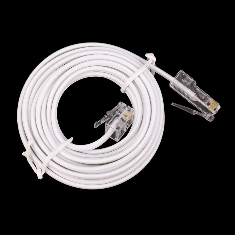 Modulárny predlžovací kábel pre telefón a internet RJ11 6P4C na RJ45 8P4C, 3 metre