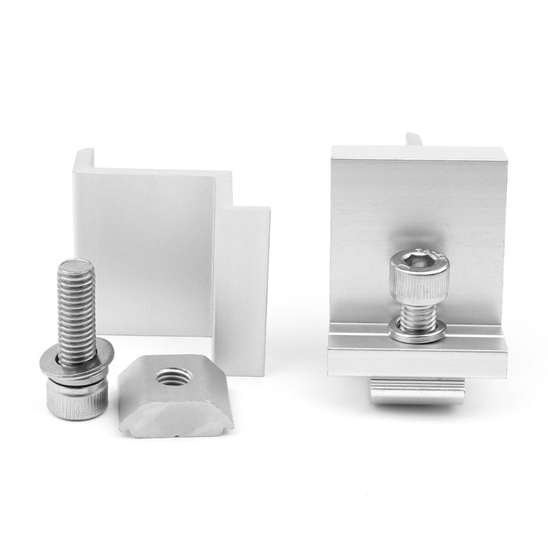 Príslušenstvo pre solárne systémy P82D, nastaviteľná svorka na montáž solárneho panela na brikety