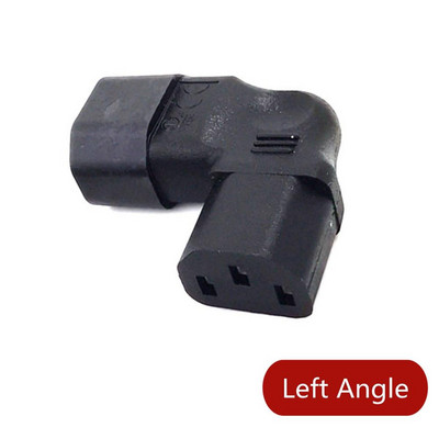 IEC60320 C13 Ъглов преобразувател Ъглов удължителен кабел C13 до C14 PDU Ъглови захранващи кабели мъжки към женски AC захранващ кабел 10A 250V