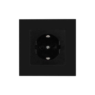 USB zásuvky, štandardná EÚ zásuvka, dvojitá nástenná USB zásuvka, nabíjačka AC110V-250V 16A, sklenené/plastové panelové elektrické zásuvky