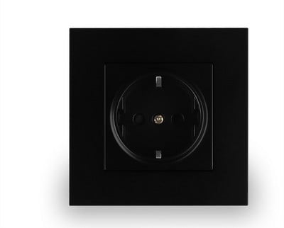 Nástenná USB zásuvka, mnoho nových štýlov panelov, zásuvka do spálne, AC 110V-250V 16A vstavaná, dvojitá USB zásuvka v štandarde EÚ