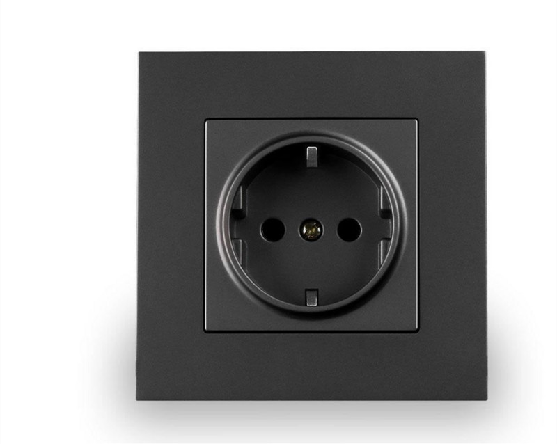 Nástenná USB zásuvka, mnoho nových štýlov panelov, zásuvka do spálne, AC 110V-250V 16A vstavaná, dvojitá USB zásuvka v štandarde EÚ