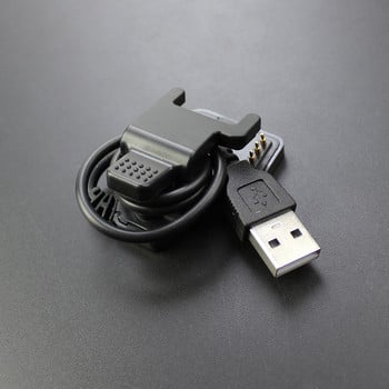 1 бр. Черен нов TW64 68 за смарт часовник Универсален USB кабел за зареждане Щипка за зарядно устройство 2/3 пина Разстояние между 4/5,5/6 мм