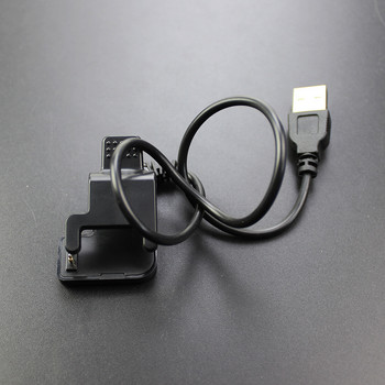 1 бр. Черен нов TW64 68 за смарт часовник Универсален USB кабел за зареждане Щипка за зарядно устройство 2/3 пина Разстояние между 4/5,5/6 мм