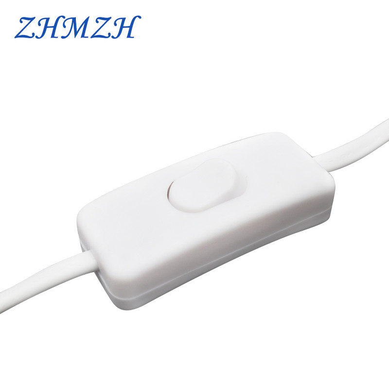 Napájací kábel pre vypínače T4 T5 pre LED svetlá a žiarivky, predlžovacie káble, napájací kábel, adaptér 1 m