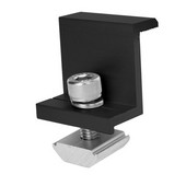 4 gab. gala skavas 30/32/35/40 mm saules paneļa rāmja PV saules paneļa stiprinājuma piederumiem PV gala skava