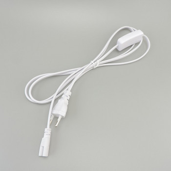 3pin hole EU US Plug Switch кабел за T5 LED Tube Захранващ проводник за захранване Свързващ проводник ON/OFF Конектор Аксесоар за осветление 220V