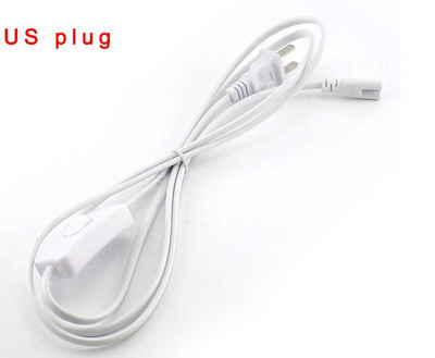 3-pinový kábel s vypínačom pre EÚ a USA pre T5 LED trubicu, napájací kábel, nabíjací kábel, pripojovací kábel, konektor ZAP/VYP, osvetlenie, príslušenstvo 220V