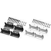 Napelem tartó Z konzol Napelem panel konzol Tetőre napelem tartó lakóautóhoz, csónakhoz, lakókocsihoz, 4 csomag