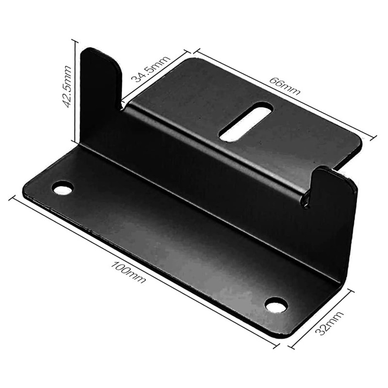 Napelem tartó Z konzol Napelem panel konzol Tetőre napelem tartó lakóautóhoz, csónakhoz, lakókocsihoz, 4 csomag