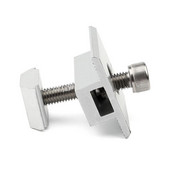 1/2 gab Saules paneļa vidējā skava fotoelementu PV kronšteins 30/35/40/45 mm balkona spēkstacijas dārza nojumes stiprināšanai