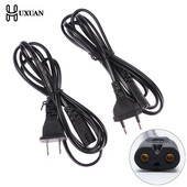 2-pinový predlžovací kábel US/EU na C7/C8, napájací kábel pre LED svetlo, americko-európsky napájací kábel pre notebook s osmičkou, 1,5 m a 1 m.