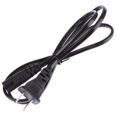 2-pinový predlžovací kábel US/EU na C7/C8, napájací kábel pre LED svetlo, americko-európsky napájací kábel pre notebook s osmičkou, 1,5 m a 1 m.