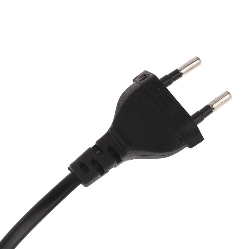 Biely čierny 2-pinový odizolovaný predlžovací kábel pre USA a EÚ, napájací kábel SR, európsky americký napájací kábel AC pre LED osvetlenie
