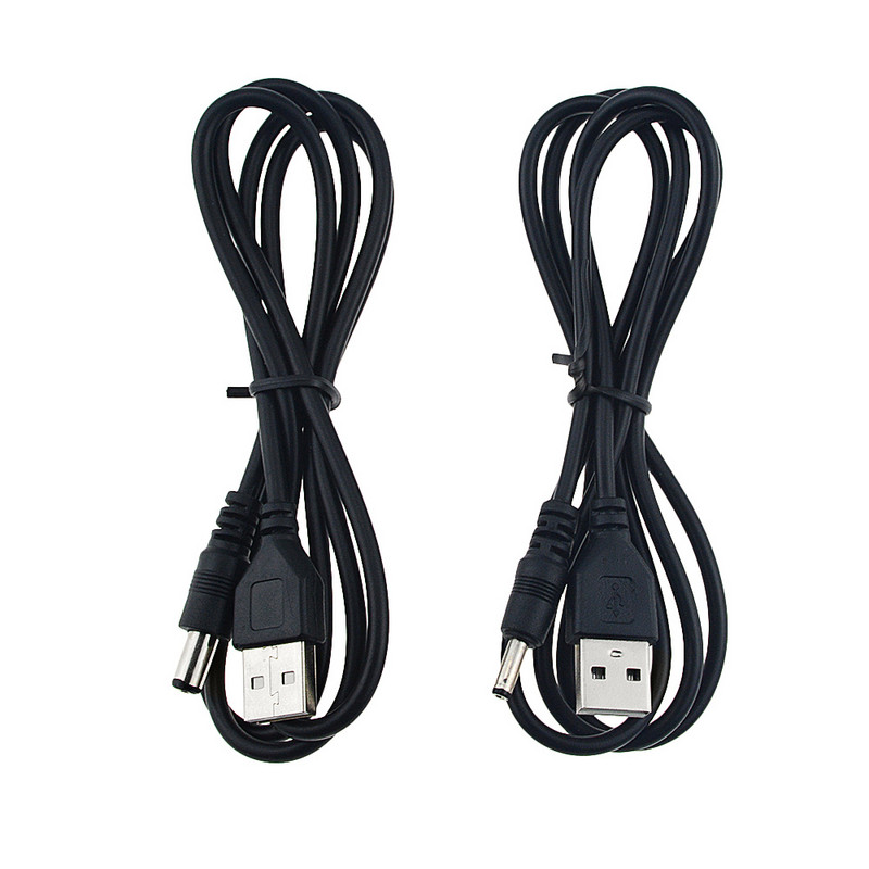 1 ks napájací kábel USB na DC 5V s valcovým konektorom 5,5*2,1 mm 5,5x2,1 mm, napájací adaptér DC, napájací kábel 3,5*1,3 mm 1 m