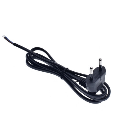 90-kraadine EL-pistiku toitekaabel 1 m pigtailjuhe Euro toitejuhe vahelduvvoolukaabel pistikupesa lambipirni jaoks projekti elektroonika