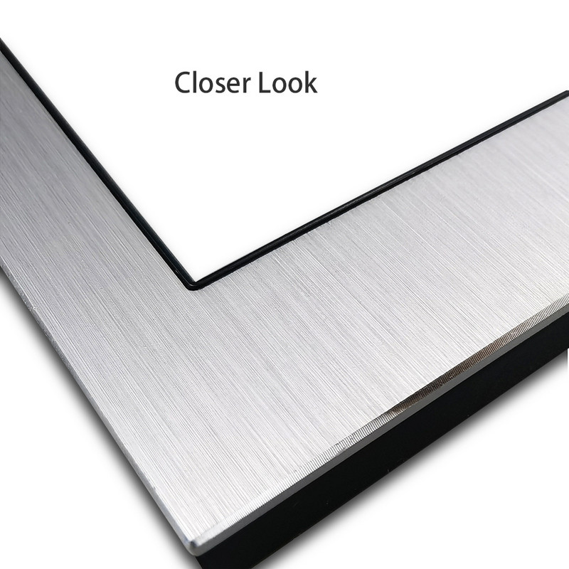 Strieborná kovová nástenná podložka s trojitou talianskou čili zásuvkou 118 * 75 mm, IT ITA 3PIN, elektrické zásuvky 110 V - 250 V