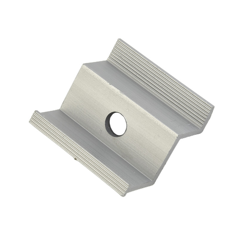 Skavu sānu skavu paneļi Sudraba PV Saules 10gab/komplekts 30mm 35mm 40mm Montāžas alumīnija profili Montāžas sliede Piekļuve