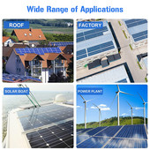 4db végbilincs, állítható 30 mm/35 mm-es fotovoltaikus napelemre szerelhető alumíniumötvözet napelemes tartókonzol bilincs tartozékok