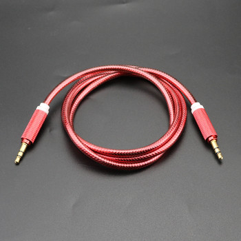 3,5 мм аудио кабел Линия на високоговорител Aux кабел за Samsung s8 За Xiaomi redmi Слушалки за кола Стерео аудио свързващ кабел Щепсел