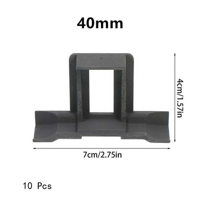 10 ks 30/40/35 mm spony na odvodnenie solárnych panelov, spony na odvádzanie vody z fotovoltaických panelov, automatické odstránenie stojatej vody a prachu