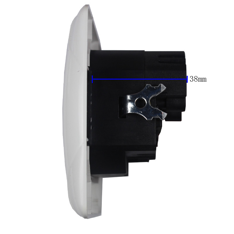 2019 nová štýlová USB zásuvka Doprava zdarma Dvojitý USB port 5V 2A zásuvka USB nástenná zásuvka LLA-01