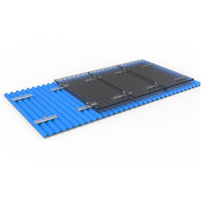 Hliníková zliatina Mini krátka koľajnica na strechu Solárny panel Montážny držiak Fotovoltaická podpora Solárny systém Drop Shipping