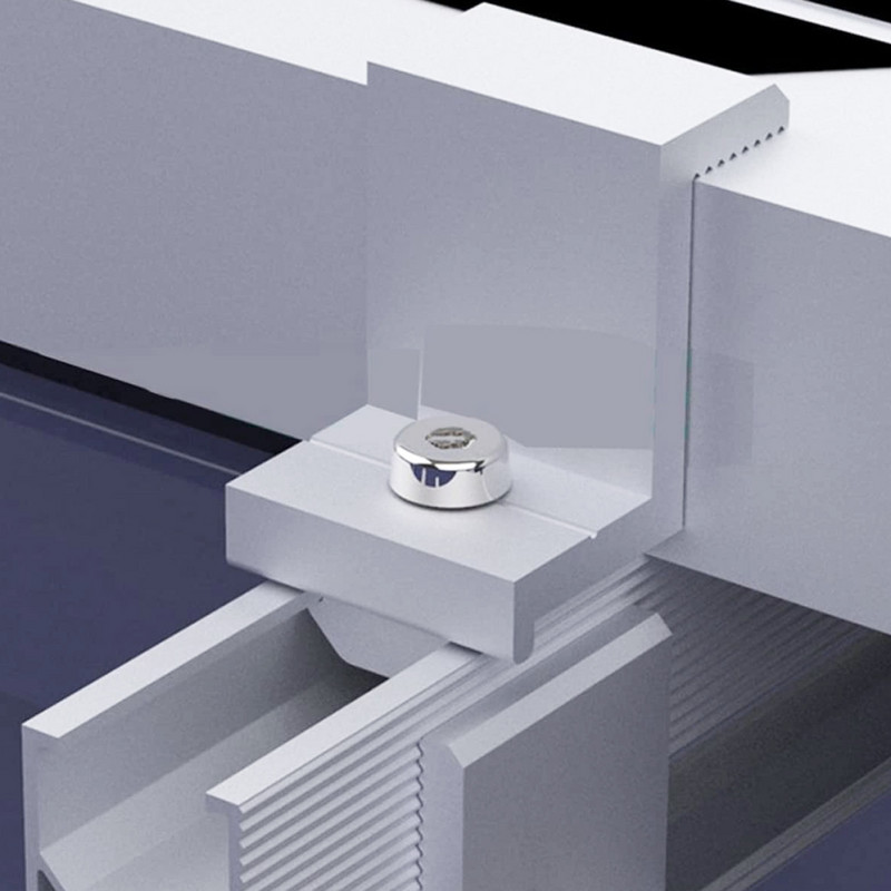 4 tk fotogalvaanilise päikesepaneeli kinnitus Z-tüüpi 30 mm/35 mm päikesepaneeli kinnitusklambri klamber, reguleeritav päikesepaneeli klambri lisatarvikud