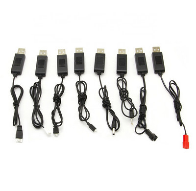 3,7 V aku USB laadija 500 mA SM JST 2P Losi MX2.0 3.5 1.25 PH2.0 XH2.54 RC helikopteri Quadcopteri auto varuosad