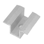 4/10 vnt saulės baterijų skydelio vidurinis gnybtas PV fotovoltinis laikiklis 25-50 mm rėmo aliuminio profilio modulių tvirtinimo laikiklis 60 mm