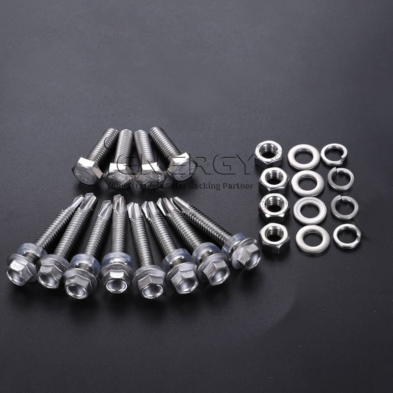 Napelem rögzítés 4 db fém Z konzol hardverrel lakókocsi házhajó tetőkhöz lakókocsi napelemes rendszer telepítési kiegészítők