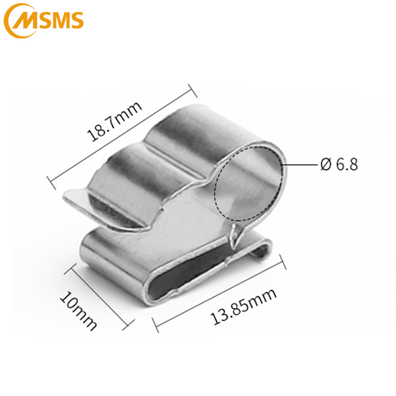 Roostevabast terasest 304 päikeseenergia kaabliklambrid 6 mm 2 tk päikesejuhtme jaoks