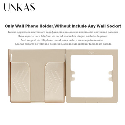 UNKAS EU műanyag panel C típusú USB port Szürke Spanyolország Fali konnektor tartó Oroszország Földelve Gyorstöltővel Telefon PC Flame