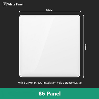 Avoir USB nástenná zásuvka EÚ štandardné elektrické zásuvky biela veľká plastová panelová multifunkčná zásuvka s vypínačom AC110-250V