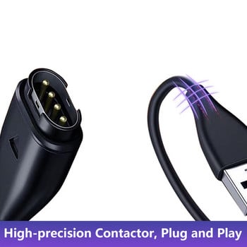 Съвместим за Garmin Charger Кабел USB Type C Захранващ кабел за Garmin Venu 2 plus/ Fenix 7S 7X 6S 6X 5S 5X Forerunner 935