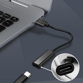 USB Type C Θηλυκό σε Φορτιστή 4,8*1,7mm Βύσμα προσαρμογέα τροφοδοσίας φορητού υπολογιστή Μετατροπέας USB-C για Hp Compaq 500 510 520 530 540 550 620