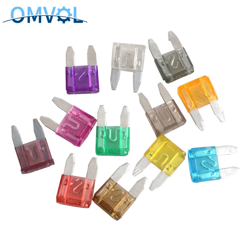 10 Vnt. CINKO ašmenų automatinis saugiklis ATC saugiklis, automobilių mini vidutinės mentės saugiklis 1A 2A 3A 5A 7,5A 10A 15A 20A 25A 30A 35A 40A 45A 50A