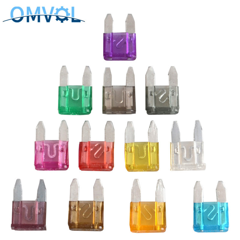 10 Vnt. CINKO ašmenų automatinis saugiklis ATC saugiklis, automobilių mini vidutinės mentės saugiklis 1A 2A 3A 5A 7,5A 10A 15A 20A 25A 30A 35A 40A 45A 50A