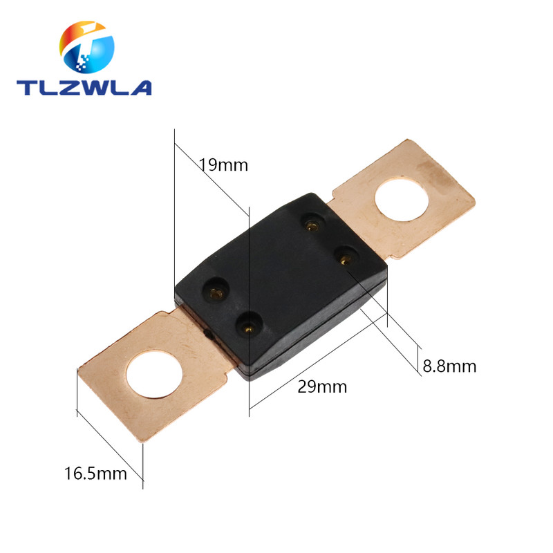 1PCS ANM-H3 32V MEGA държач за автоматичен предпазител/ANM държач за предпазител с болтове, плосък тип предпазител 30A 60A 80A 100A 125A 175A 200A 225A -500A