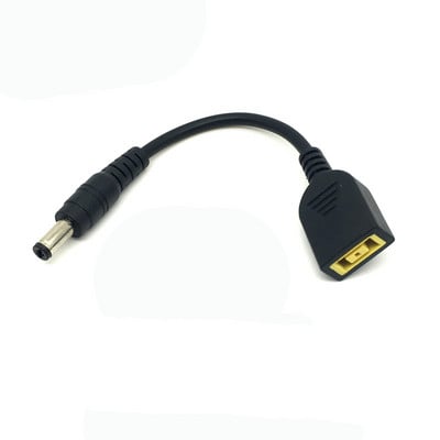 Prevodník napájacieho kábla DC jack (malý štvorcový USB konektor (samica) na 5,5*2,1/7,9*5,5 mm samec) pre notebook Lenovo Thinkpad 15 cm