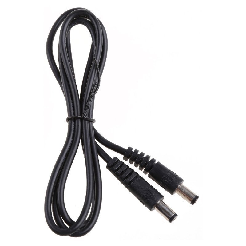 DC5,5x2,1 mm-es dugó-dugasz egyenáramú csatlakozóhoz Tápegység adapter hosszabbító kábel Durab