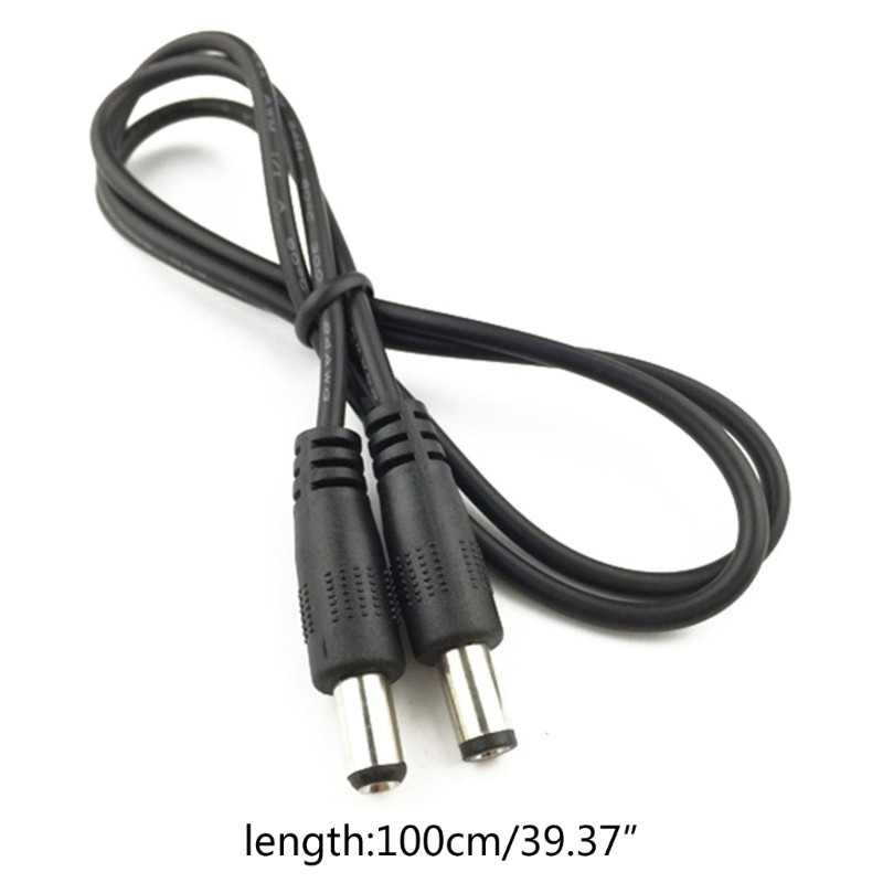 DC5,5x2,1 mm-es dugó-dugasz egyenáramú csatlakozóhoz Tápegység adapter hosszabbító kábel Durab
