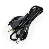 Nabíjací kábel USB-DC 5,5 * 2,1 mm z čistej medi, ventilátor, smerovač, chladič, nabíjacie napájacie káble 120 cm / 80 cm