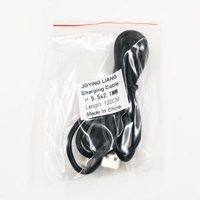 Nabíjací kábel USB-DC 5,5 * 2,1 mm z čistej medi, ventilátor, smerovač, chladič, nabíjacie napájacie káble 120 cm / 80 cm