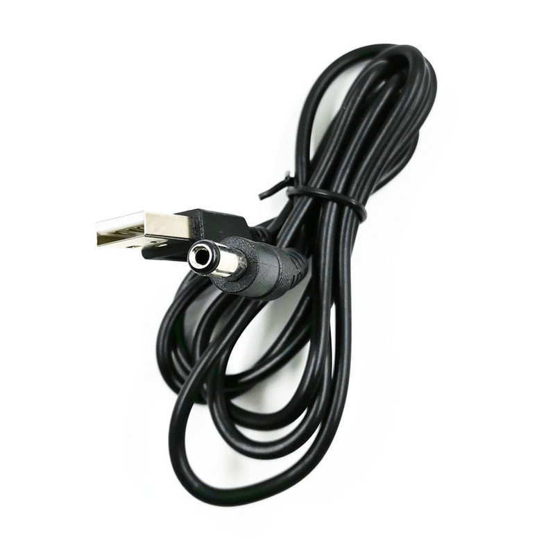 Nabíjací kábel USB-DC 5,5 * 2,1 mm z čistej medi, ventilátor, smerovač, chladič, nabíjacie napájacie káble 120 cm / 80 cm