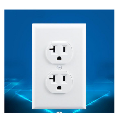 Egyesült Államok fali aljzat 15A fali elektromos aljzat 3 lyuk US 5-15R dupla fali konnektor Kanada Japán US aljzat tapéta