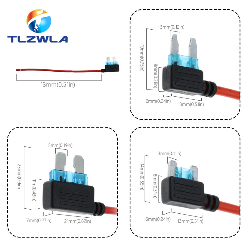 1 tk 12 V kaitsmehoidik, vooluringi lisamine TAP-adapter Micro Standard Ford ATM-i APM-i laba