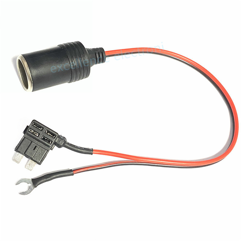 Univerzális autós szivargyújtó aljzat kis mini közepes autós áramkör biztosítékdoboz kollektor töltőkábel GPS műszerfalhoz